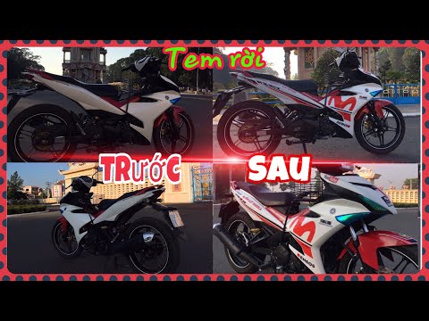 Video Tuấn lê | lột xác với tem rời movistar exciter 150... - youtube