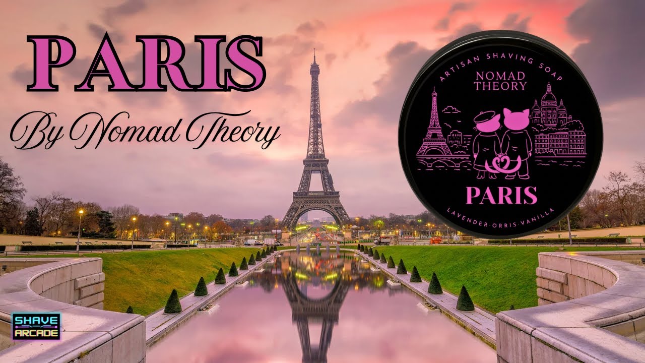 SHAVE ARCADE Wet shave with PARIS by Nomad Theory! 