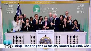 Celebrating 25 Years Lexington Realty Trust Nyse Lxp Rings The Nyse Closing Bell