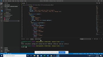 MySQL Employee Tracker