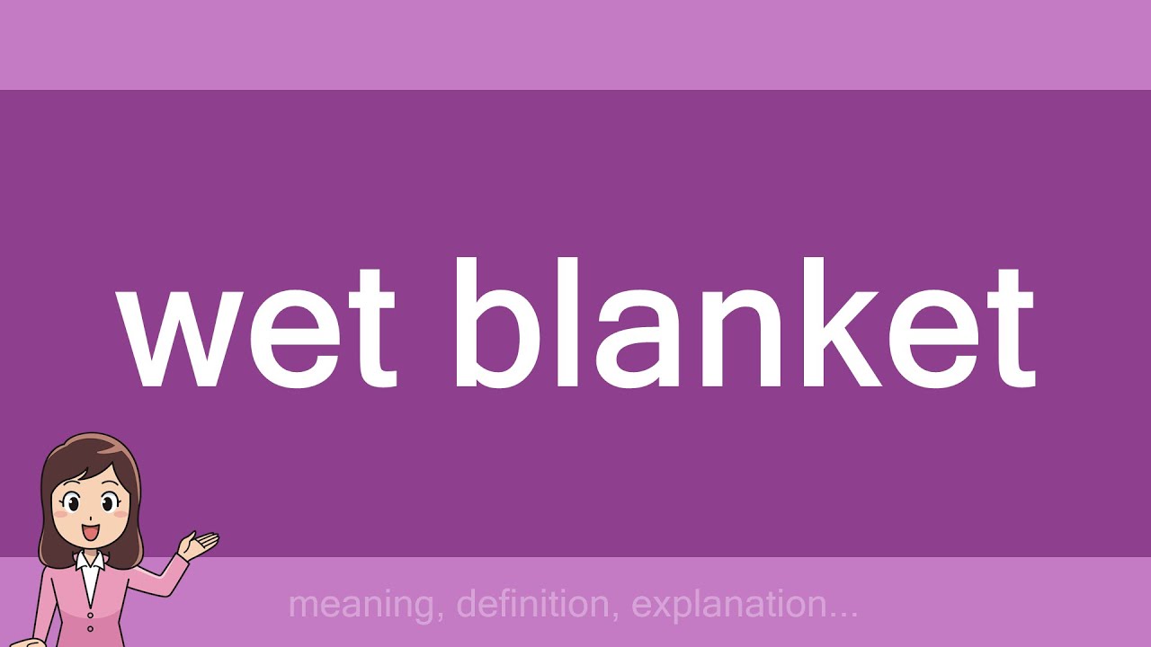 Another Way To Say Wet Blanket at Patrick Kadlec blog