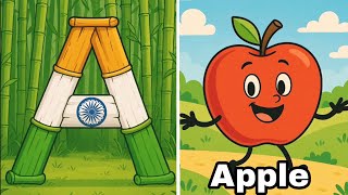 A to Z Alphabet Learning with Indian Flag Colors 🇮🇳 | ABCD for Kids | Fun & Easy English Learning screenshot 4