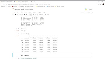 Task 2 Iris data set