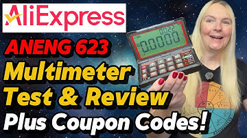 AliExpress Aneng 623 Multimeter Review & Test Plus Coupon Codes!