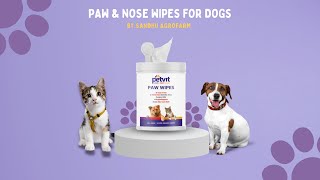 Petvit Paw wipes for your furry Pets | no worry about cleaning | petvit