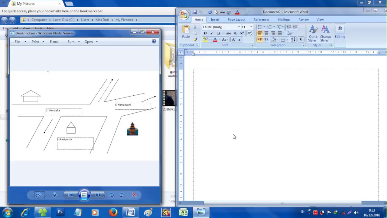 Gambar Cara Membuat Denah  Rumah  Dengan Microsoft Visio  