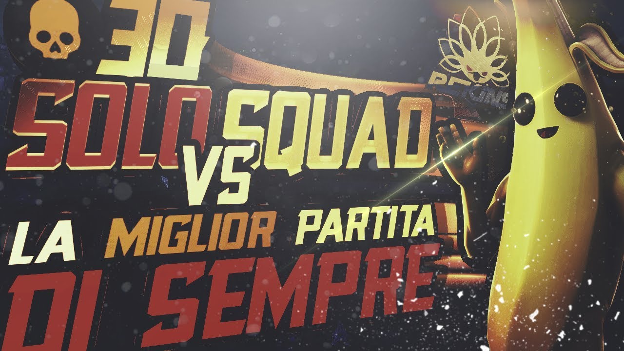 30 KILLS SOLO VS SQUAD - LA MIA MIGLIOR PARTITA DI SEMPRE