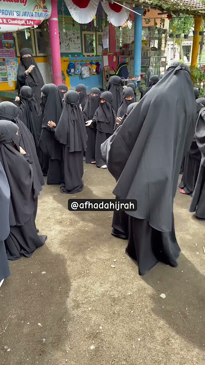 MasyaAllah anak anak bercadar belajar bahasa arab panca indra ,cadar anak ada di shopee afhadahijrah