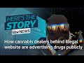 How cannabis dealers behind an illegal website are advertising on tubes and billboards  itv news