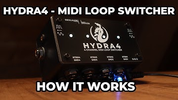 HYDRA4 - MIDI Loop Switcher - Hands On