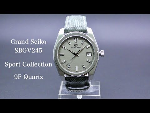 Grand Seiko SBGV245 Sport Collection 9F Quartz - YouTube