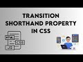 Transition Shorthand property in CSS How to Apply transition Property