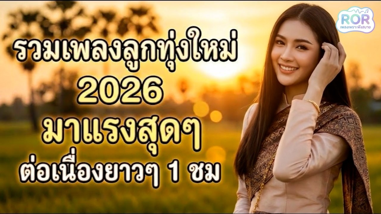รวมเพลงลูกทุ่งใหม่ล่าสุด มาแรง!! 2026 🌾 ฟังเพลินยาวๆ