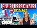 30 Must-Have Amazon Cruise Essentials UNDER $10!