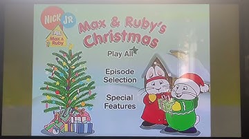 Max & Ruby: Max & Ruby’s Christmas 2004 DVD Menu Walkthrough
