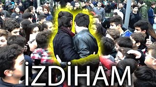 TRABZONDA İZDİHAMDAN KAÇTIM *POLİSLER GELDİ*