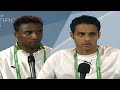 لقاء ياسر القحطاني ومحمد نور كامل بعد مباراة تونس في كأس العالم 2006 HD 