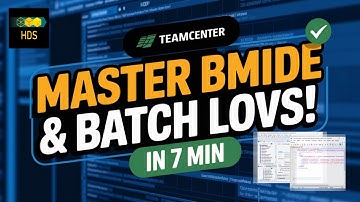Master BMIDE & Batch LOVs in Siemens Teamcenter | 7 Min Tutorial
