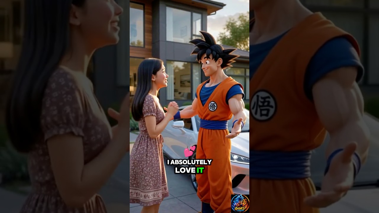 Goku Won $400 Million to Buy His Sister's Dream Car! ❤️🥹 | Goku Story #shorts