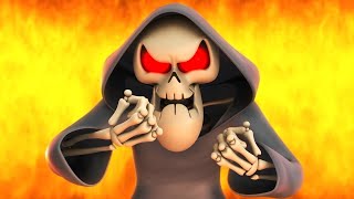 Reaper Sam Is Angry | Spookiz | Funny Cartoons For Children