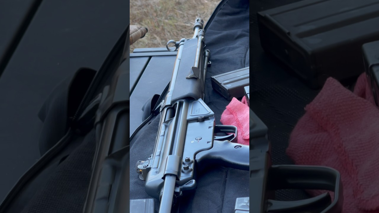 🇩🇪 Trying out the German HK91 at the Range… Amazing! 😁💥