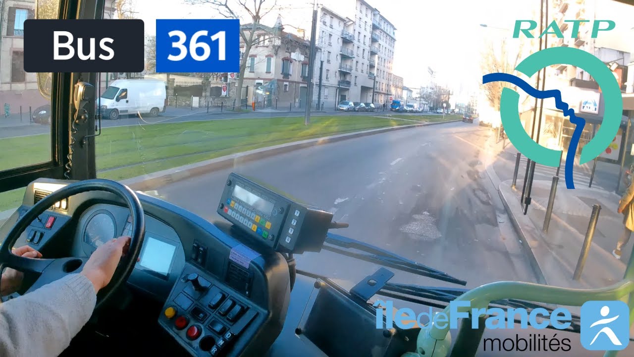 Bus 361 RATP | Pierrefitte-Stains RER - Gare d'Argenteuil SNCF - 4K