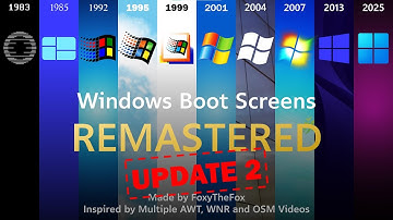 Microsoft Windows Boot Screens REMASTERED - Update 2