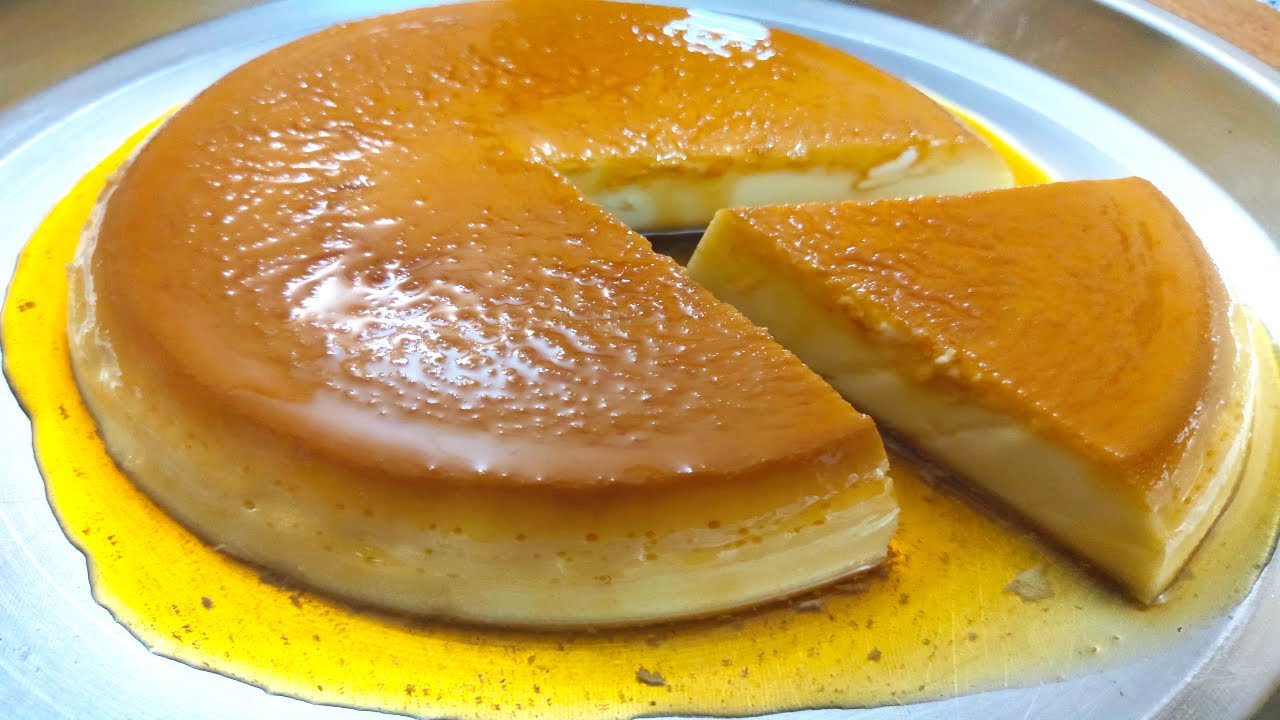 एगलेस कैरेमेल कस्टर्ड Egg less Caramel Custard recipe at home No oven