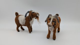 Needle Felted Goat Tutorial 🐐