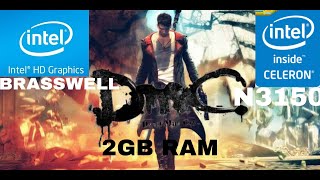 dmc devil may cry gaming in intel celeron n3150 2gb ram