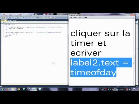crer une horloge numerique avec visual basic 2010 express