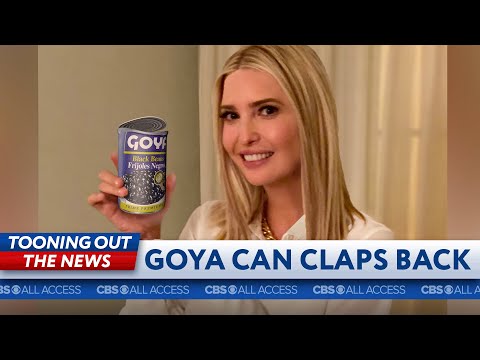 Goya bean can claps back at Ivanka Trump