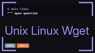 Unix & Linux: Tell wget not to spider URL matching a pattern (2 Solutions!!)