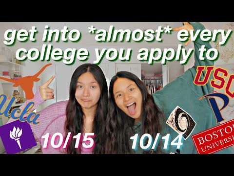 How to Get into *ALMOST* Every College You Apply to | How to Choose Where to Apply!