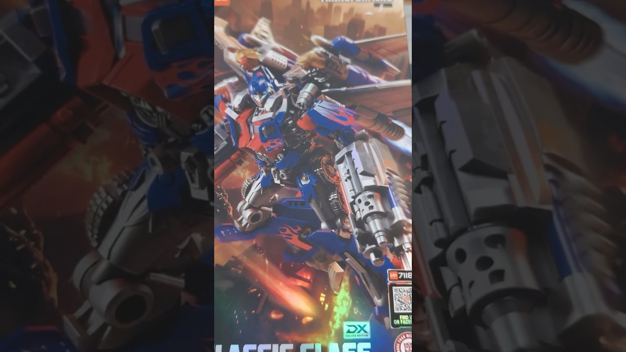 Have you Seen The Blokees Jet Wing Optimus Prime?! #transformers #blokees #modelkit #shorts
