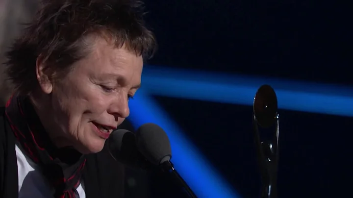 Laurie Anderson Acceptance Speech On Behalf Of Lou...