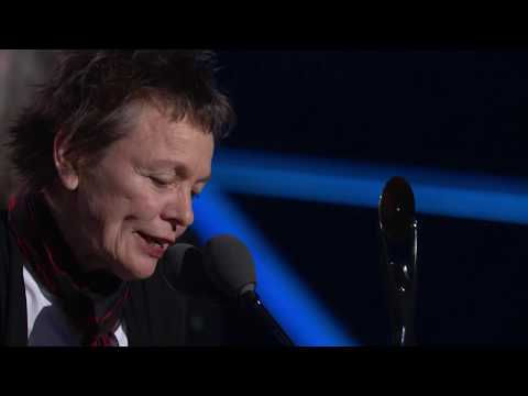 Laurie Anderson Acceptance Speech On Behalf Of Lou Reed at the 2015 Hall of Fame Ceremony