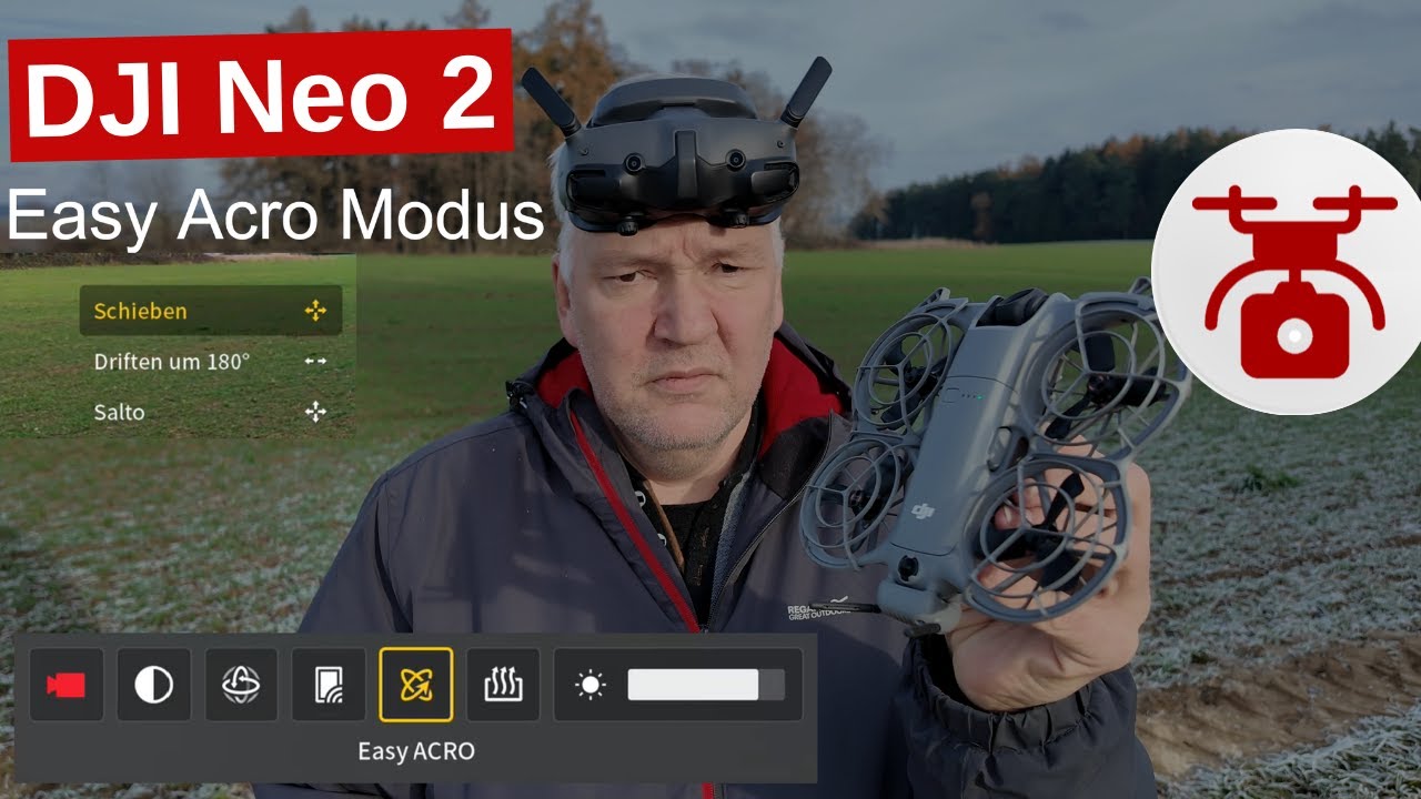 DJI Neo 2 als FPV Drohne mit Goggles 3 Easy Acro Modus fliegen Anfänger ...