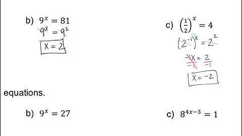 3 1 Solving Exponential Functions