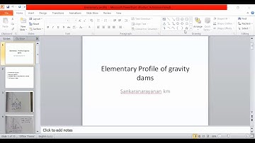 Gravity Dam - Elementary profile ( KTU S6 DHS)