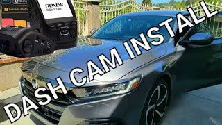 DASH CAM Install Honda Accord (20182022)