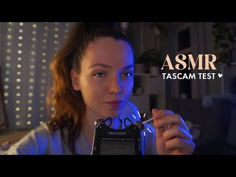 ASMR✧ TASCAM TEST - verschiedene Trigger direkt in deinen Ohren😍 [German/Deutsch]