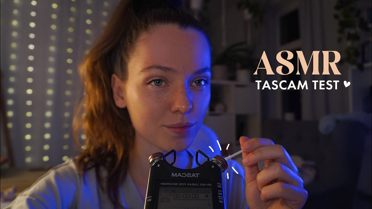 ASMR✧ TASCAM TEST - verschiedene Trigger direkt in deinen Ohren😍 [German/Deutsch]