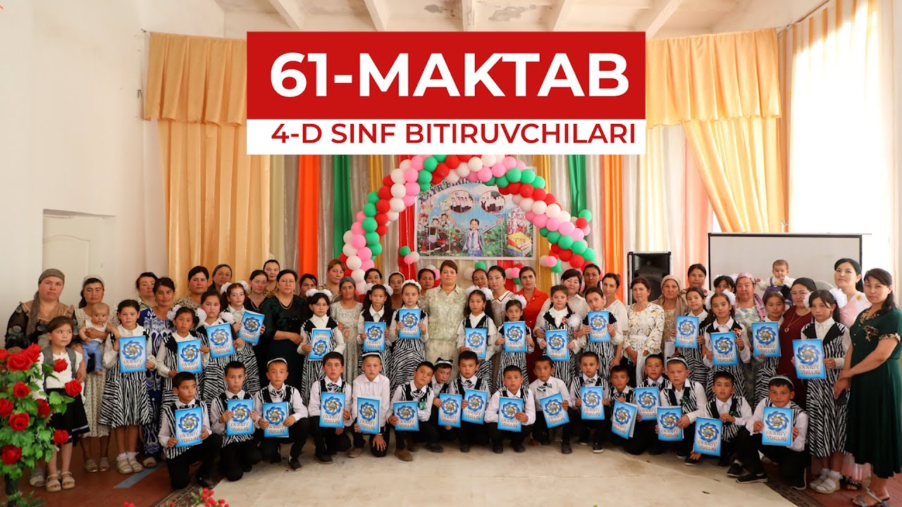 61-maktab 4-D sinf Xayr birinchi ustozim (Beruniy tumani) Bek Studio +998 33 318 09 78