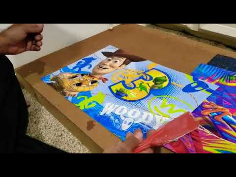 How To Easily Glue a Puzzle and Hang It As Wall Art - YouTube