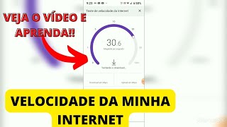 COMO MEDIR VELOCIDADE DA INTERNET TESTAR MINHA CONEXÃO VER  SABER QUANTOS MEGAS TESTAR REDE PC FIBRA