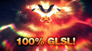 Phoenix Ascending: 100% GLSL shader with embedded neural network and lattice gas fluid solver