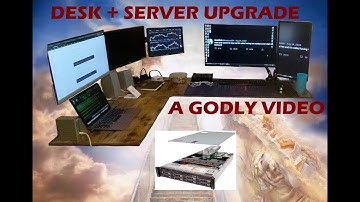 How many monitors is too many? Computer desk setup, new Truenas server, and more!