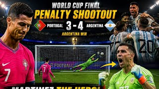 Portugal vs Argentina World Cup Final 😱 Penalty Shootout Drama