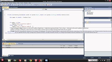 Visual Basic Tutorial - Else If Statement